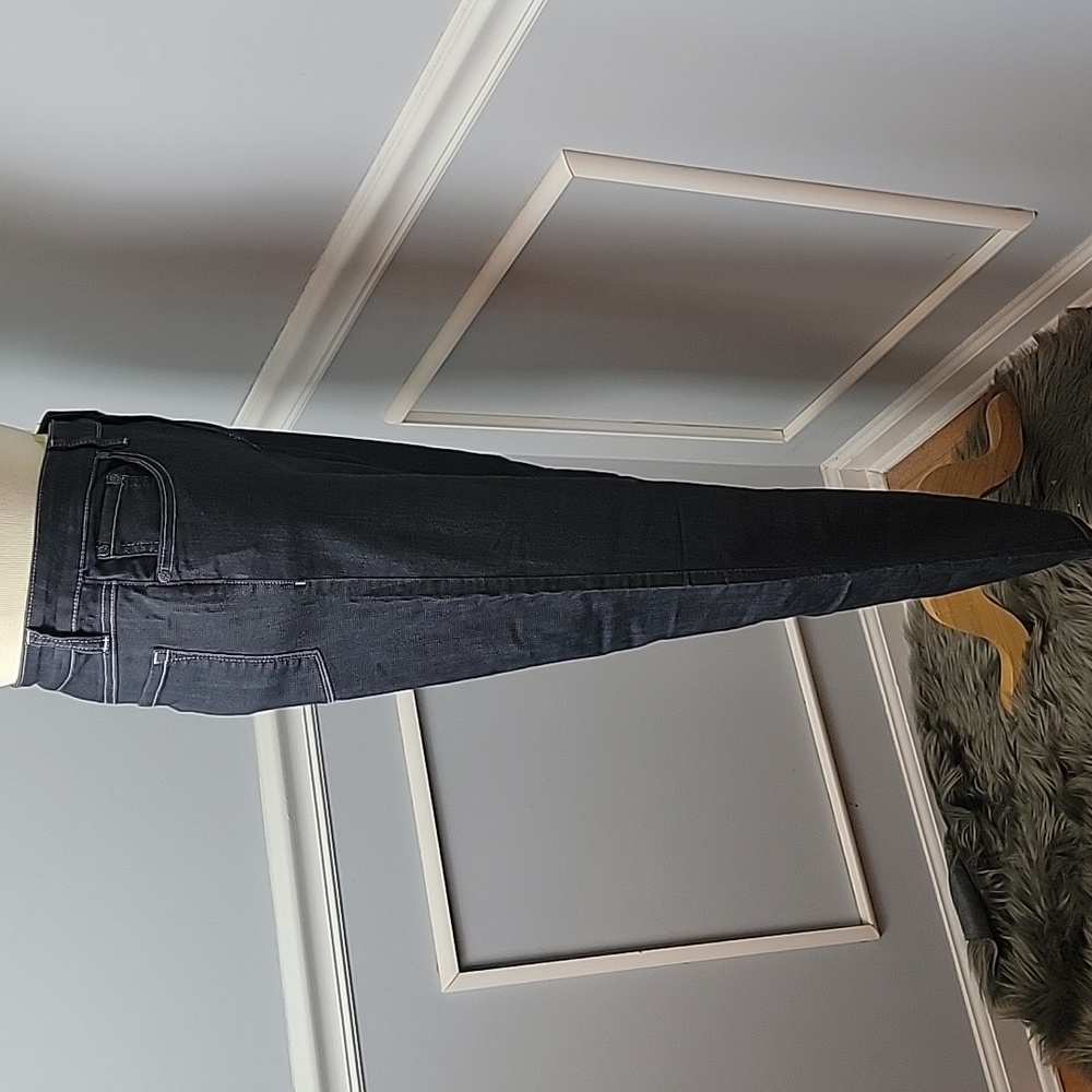 PRANA Kayla Gray Black Mid-Rise Short Inseam Stretch Organic Cotton Jeans 10/30 - Picture 4 of 9